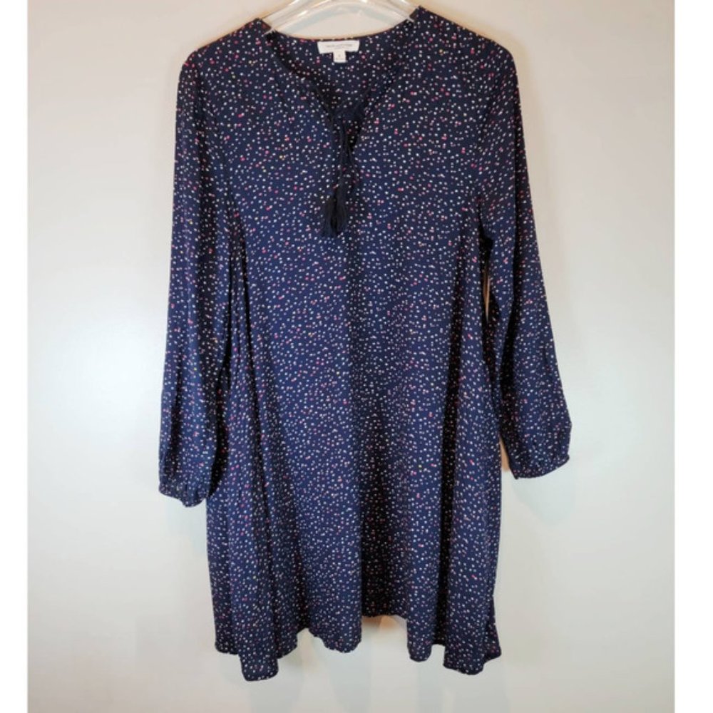 Beach Lunch Lounge Dress Navy Blue